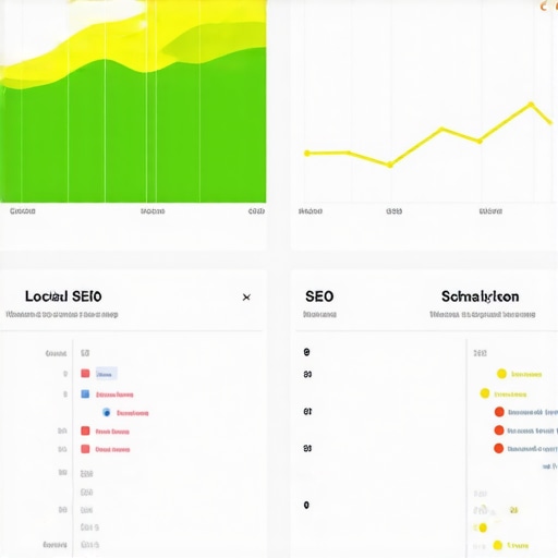 Screenshot of a dashboard showing user engagement metrics and schema markup details