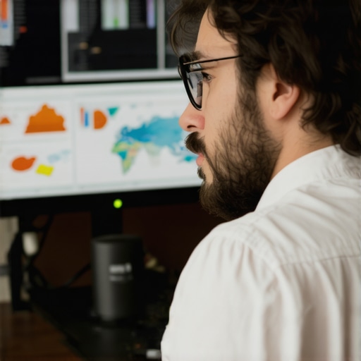 Analyzing Local SEO Data for Business Growth Digital marketer reviewing local SEO analytics on a computer screen.