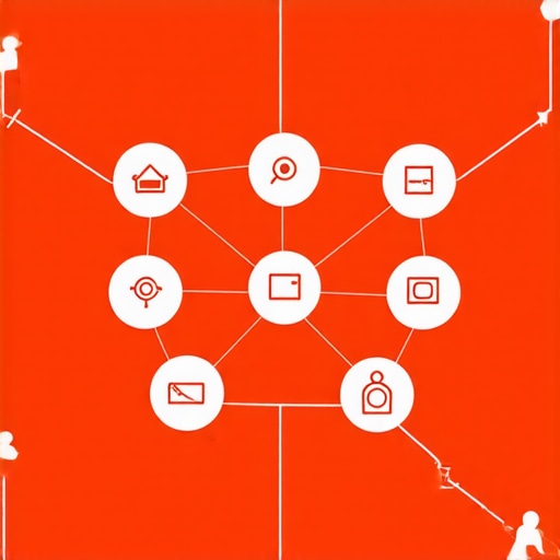 Holistic Local SEO Strategy Diagram Diagram showing interconnected local SEO factors like backlinks, reviews, content, and user engagement