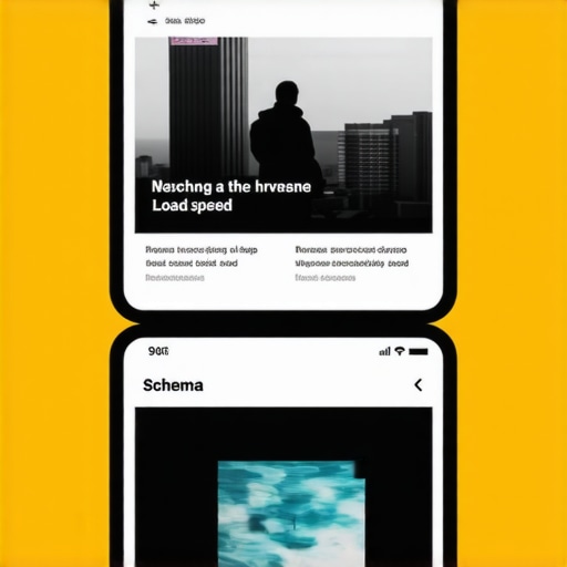 Optimized vs. Non-Optimized Mobile Site A visual comparison of mobile website optimization elements affecting local SEO.