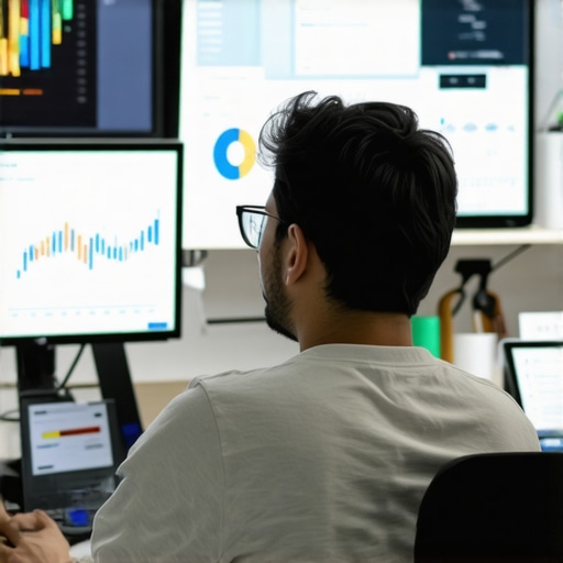 A marketer reviewing charts and graphs related to local SEO performance