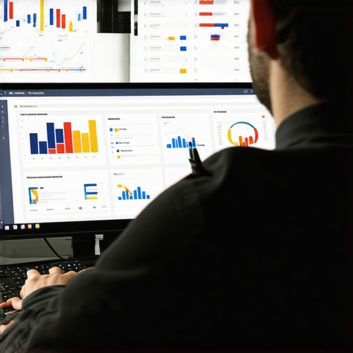 A person reviewing local SEO data and signals on a computer