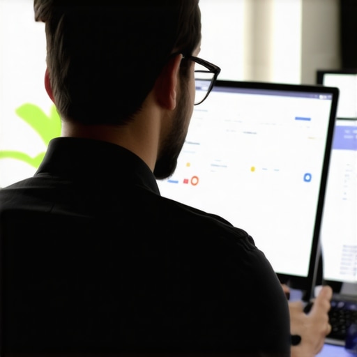 Business owner engaging with community members updating Google profile