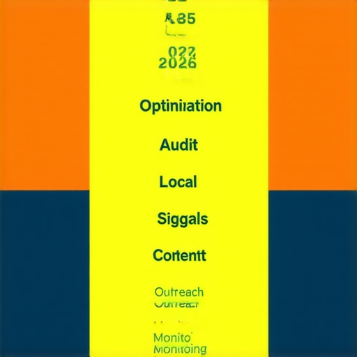 Infographic illustrating actionable steps to improve Google Business rankings in 2026.