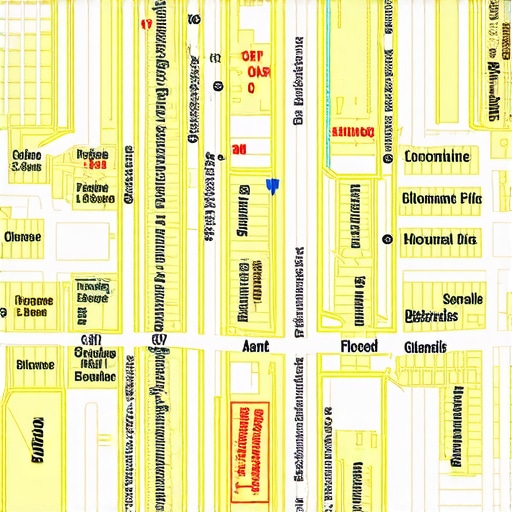 Map illustrating local business clusters and neighborhoods to optimize SEO efforts.