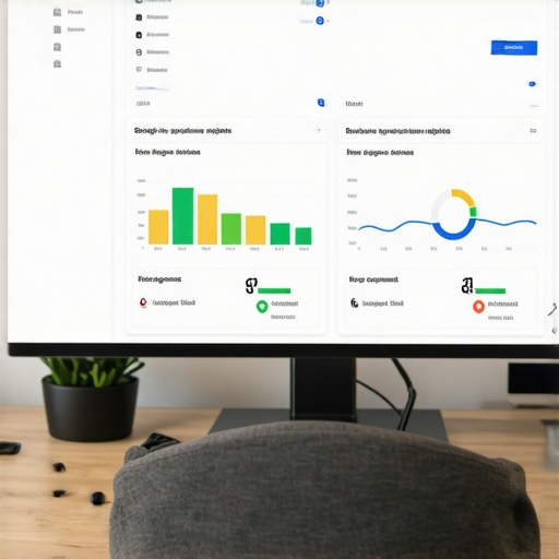 Analyzing Local Engagement Metrics A business owner reviewing interactions and signals on Google My Business dashboard.